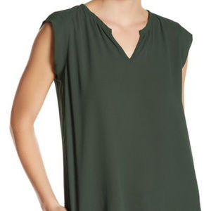 Pleione Chloe Split Neck Blouse